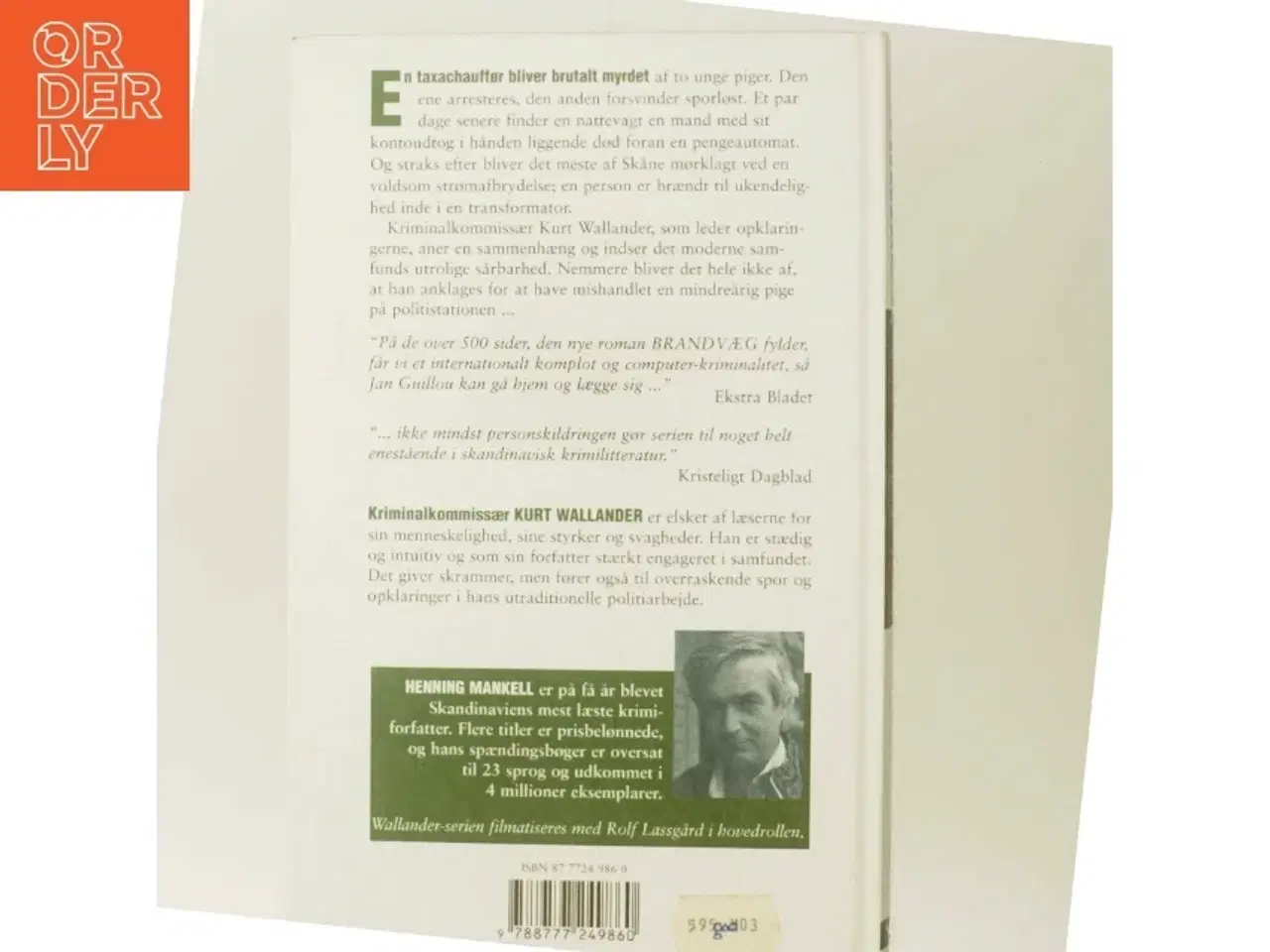 Billede 3 - Brandvæg af Henning Mankell (Bog)