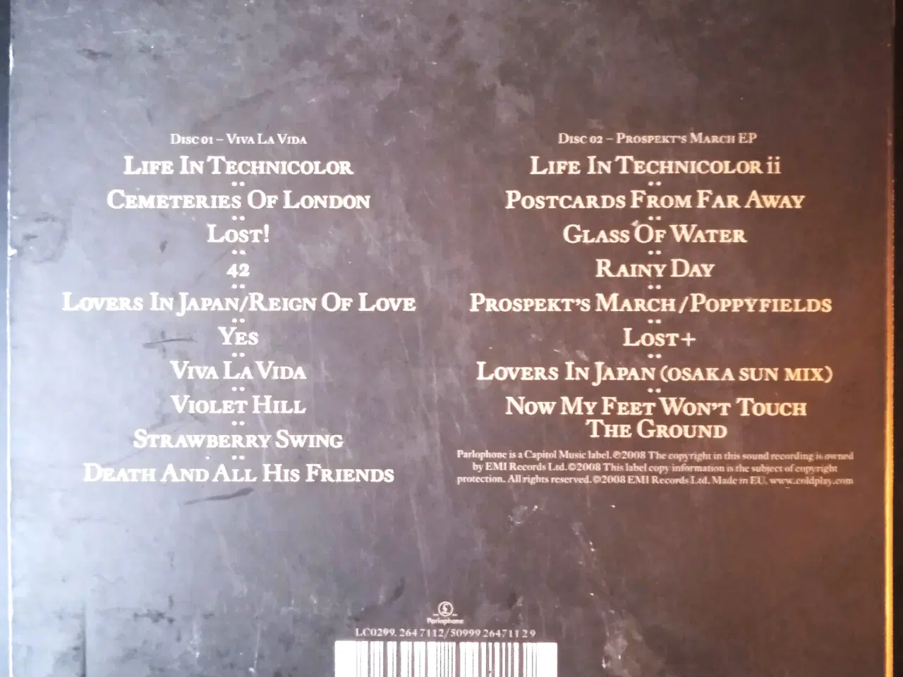 Billede 2 - Coldplay: Viva La Vida (Prospekt's March Edition)