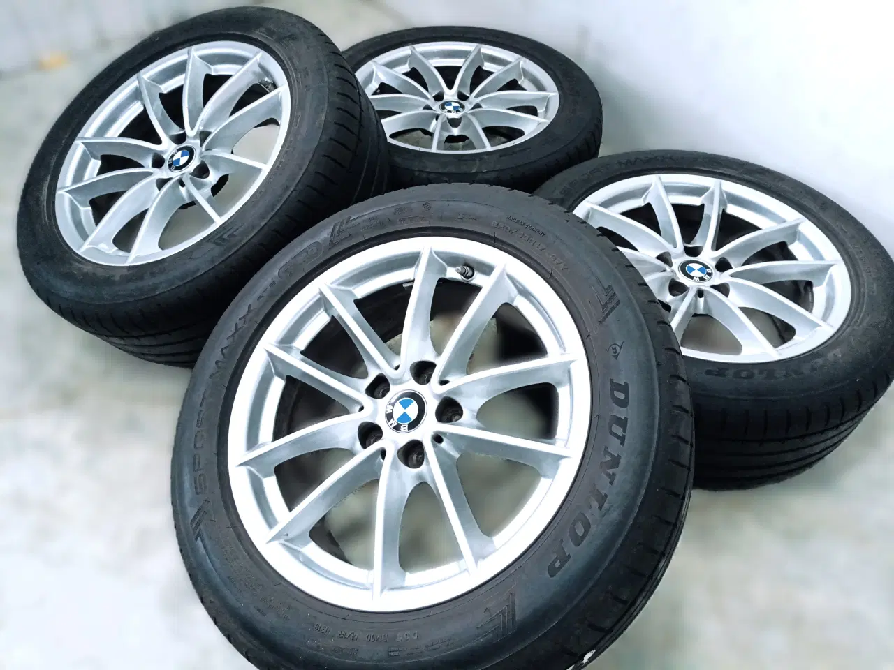 Billede 3 - 5x112 17" ET52 nav 66,6ø BMW sommersæt inkl.TPMS