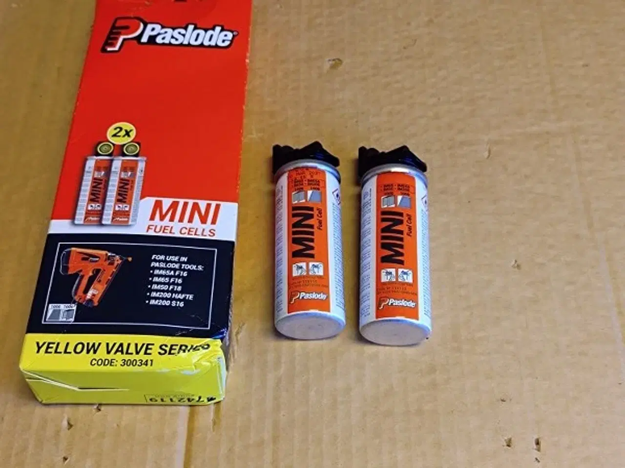 Billede 1 - Paslode Mini Gaspatron Gul Ventil