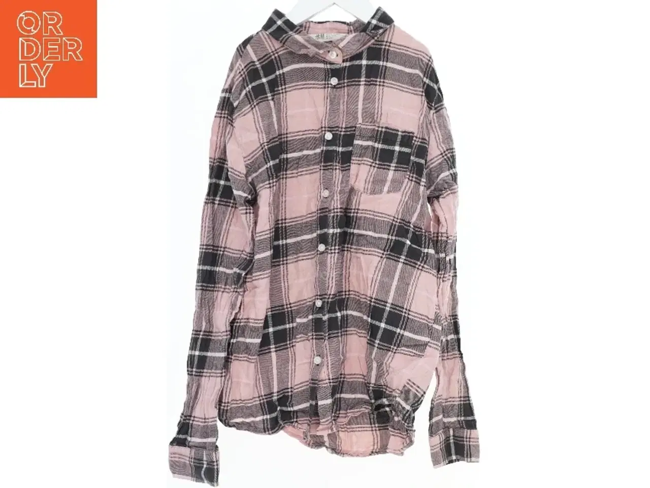 Billede 1 - Skjorte med ternet mønster fra H&M (str. 164)