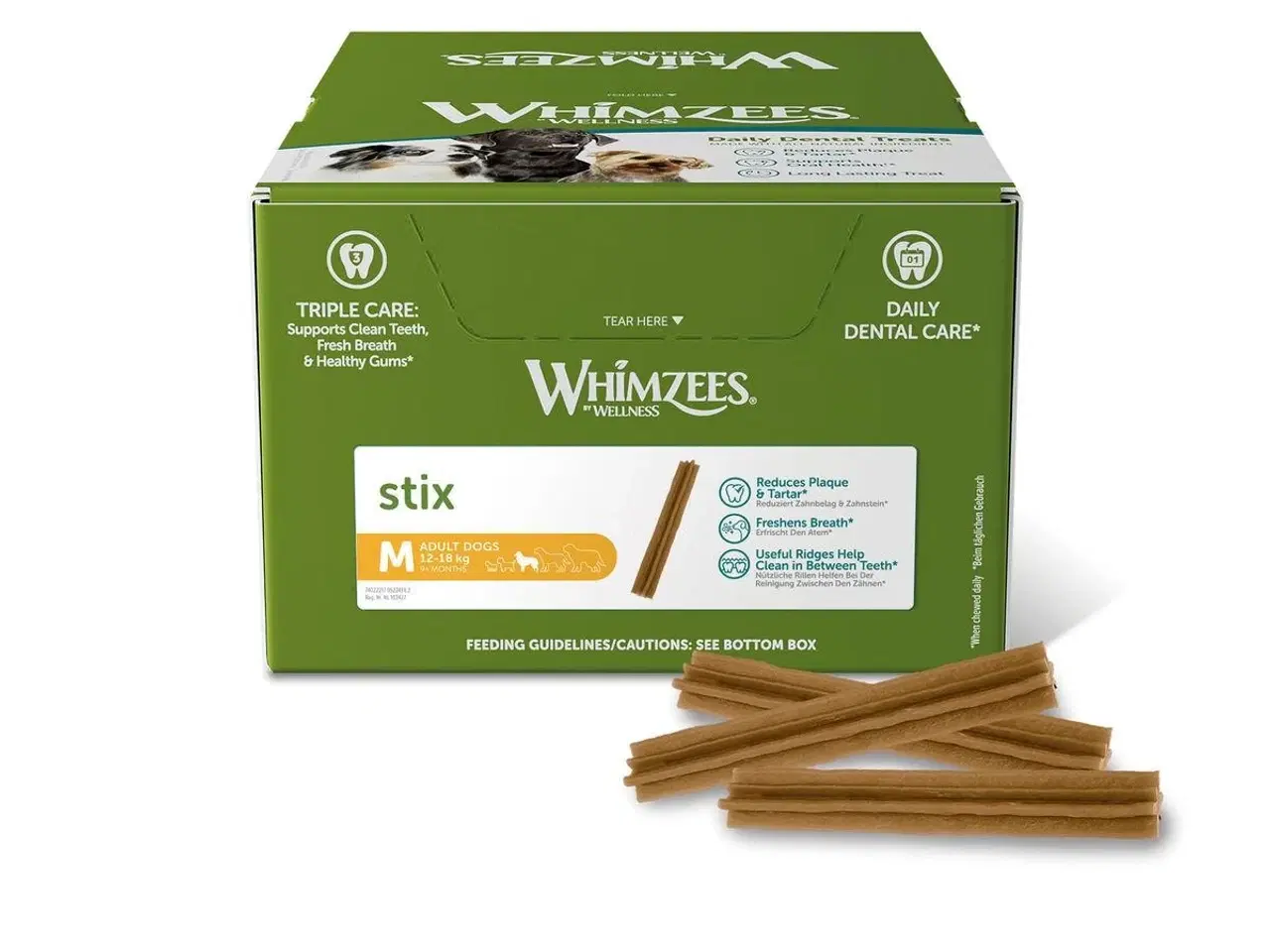 Billede 2 - Whimzees Stix tandpleje-hundesnacks - 100 stk