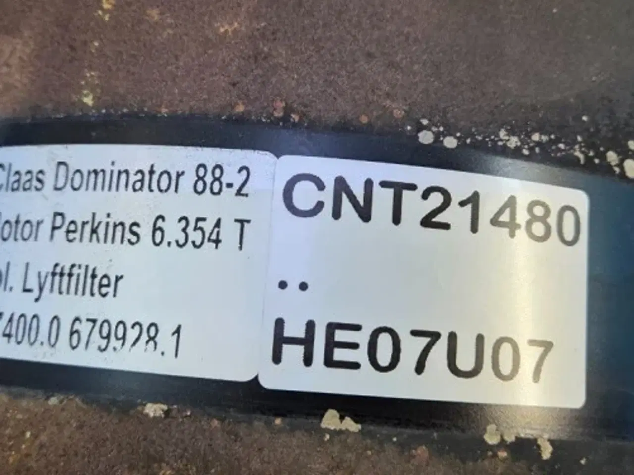 Billede 8 - Perkins 6.354T Luftfilter 677400.0