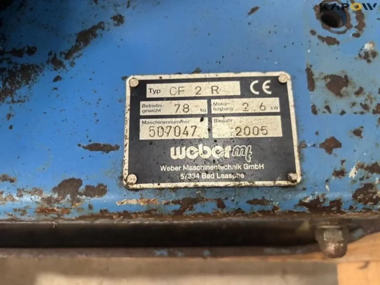 Billede 11 - Weber CF2R pladevibrator