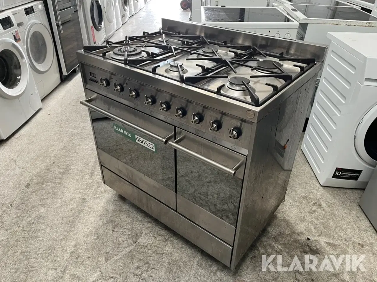 Billede 1 - Industri gaskomfur SMEG C92GPX