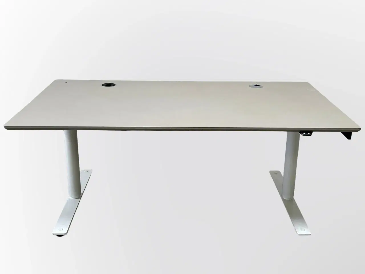 Billede 3 - Linak Hæve/sænkebord – Grå/Hvidt Stel 160x90