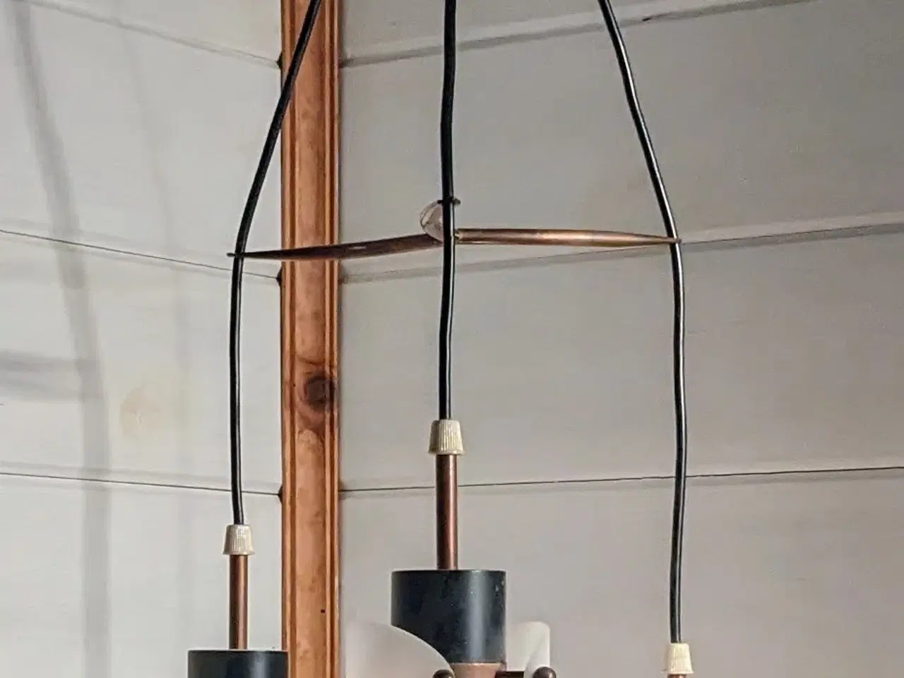 Billede 9 - Retro loftslampe i kobber og plast mv.