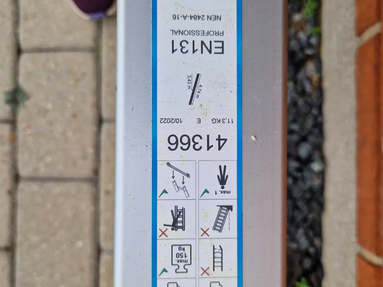 Billede 3 - 1/2 pris på ny zargen stige