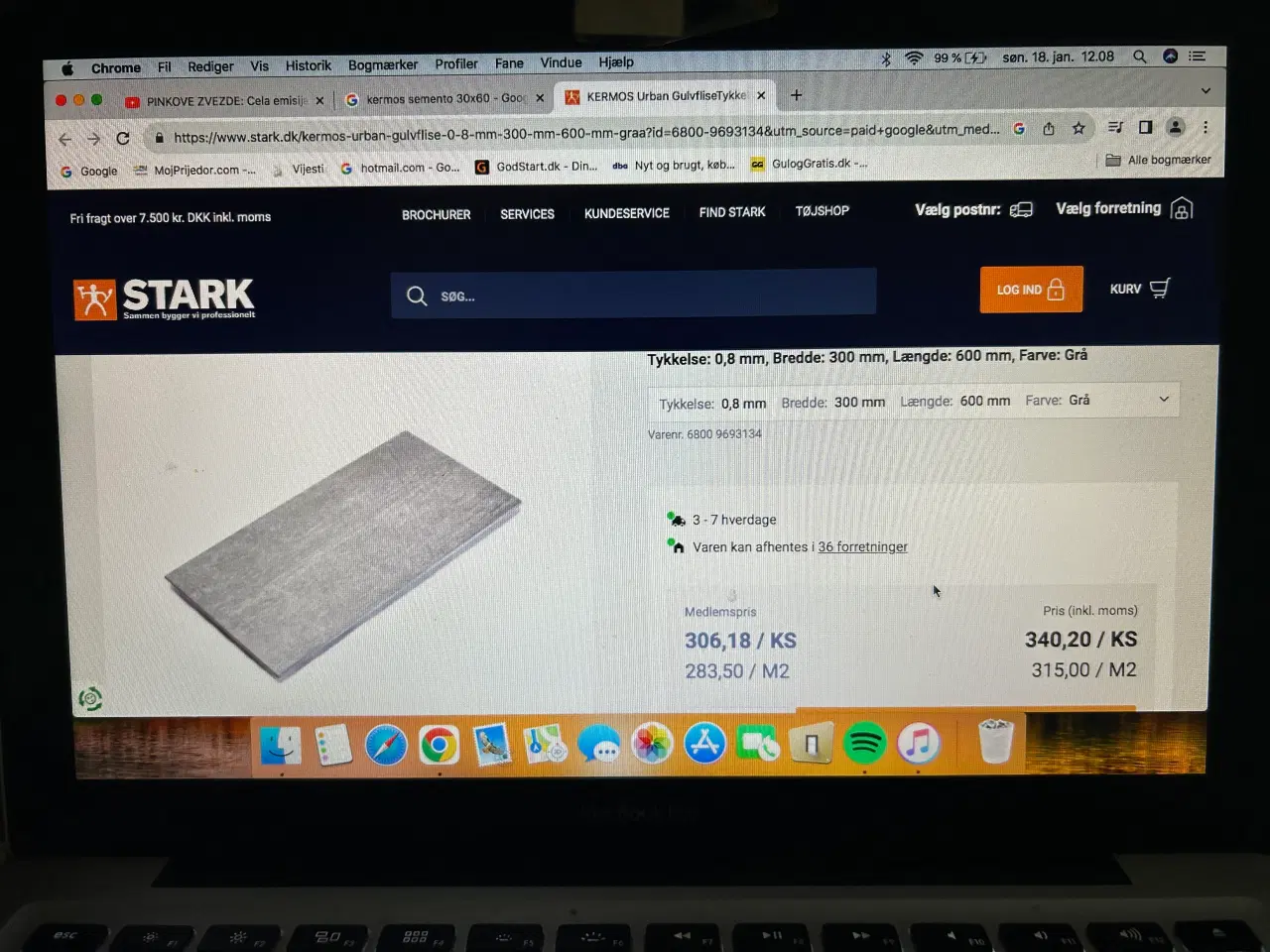 Billede 9 - Ny Kermos Gulv/ vægfliser 5 kvm