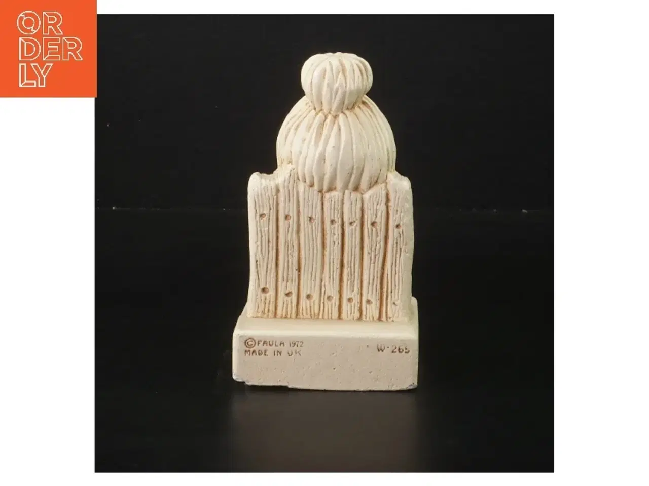 Billede 2 - Dekorativ figur med tekst (str. 14 cm)