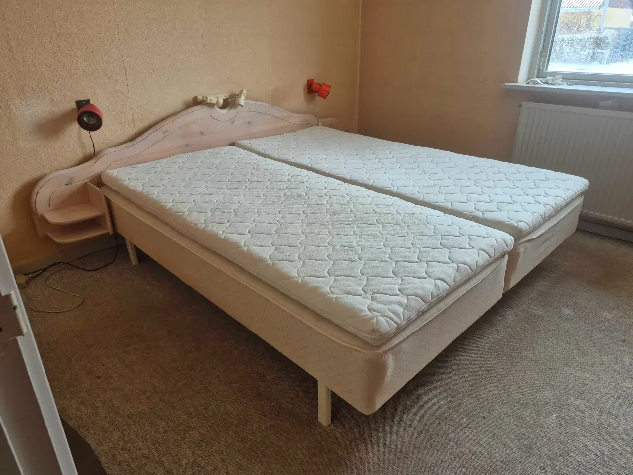 Billede 1 - Boksmadrasser og sengegavl 