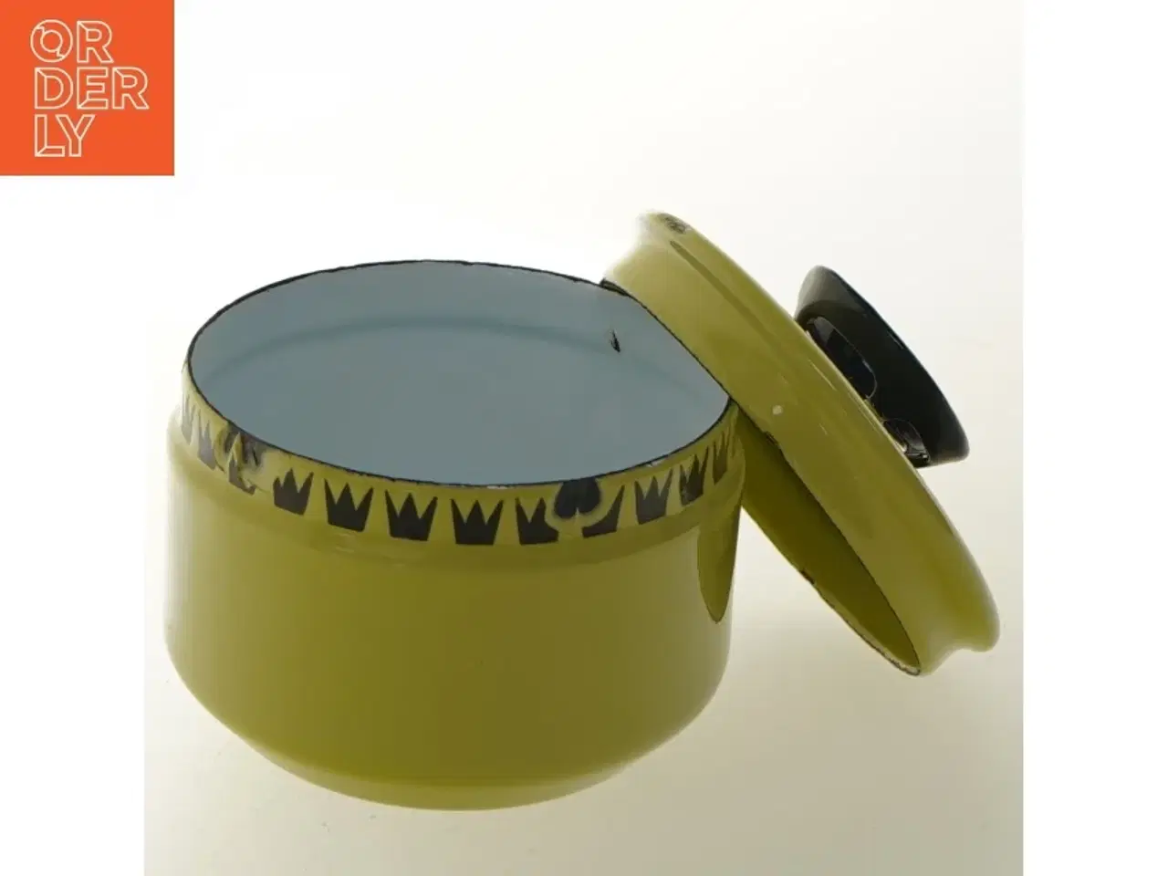 Billede 3 - Lågkrukke fra Dan Kok (str. Ø 9x8 cm)