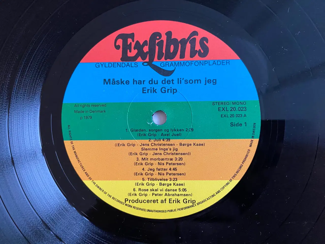 Billede 3 - LP.Erik Grip ‎– Måske Har Du Det Li'Som Jeg