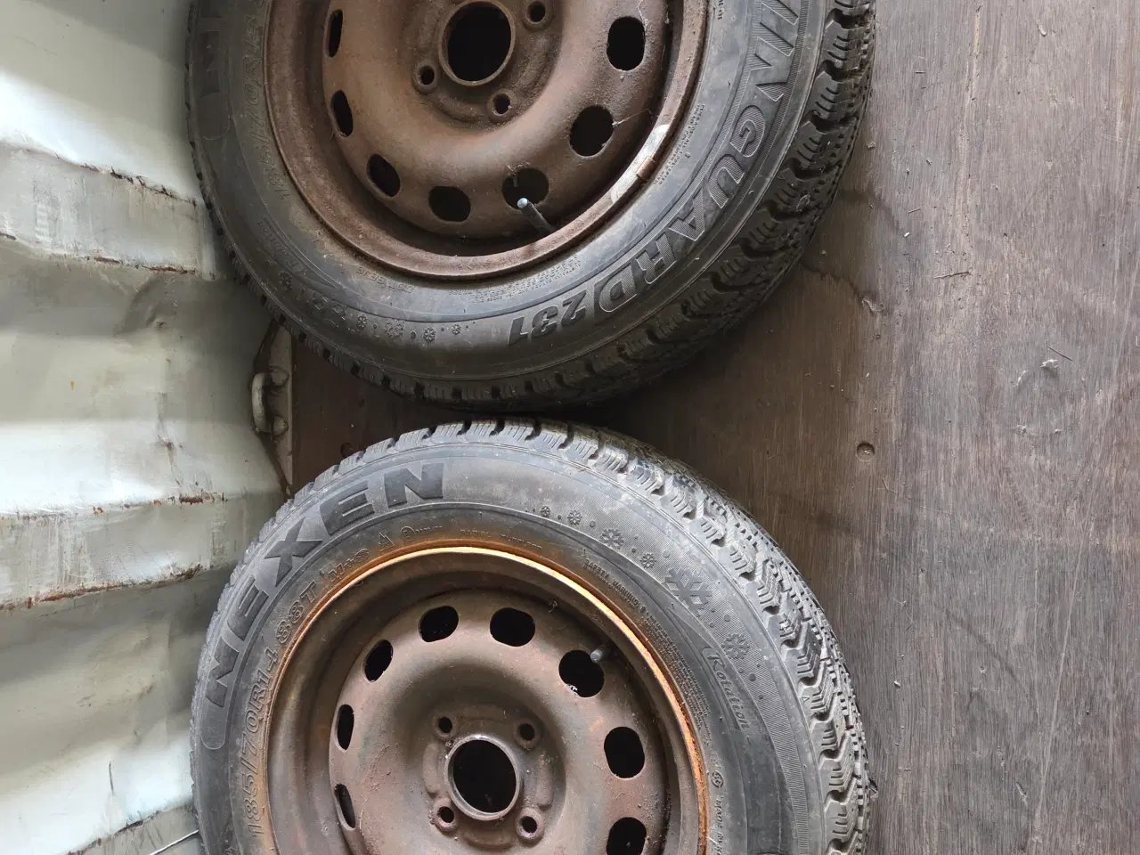 Billede 1 - dælge med dæk 2 stk