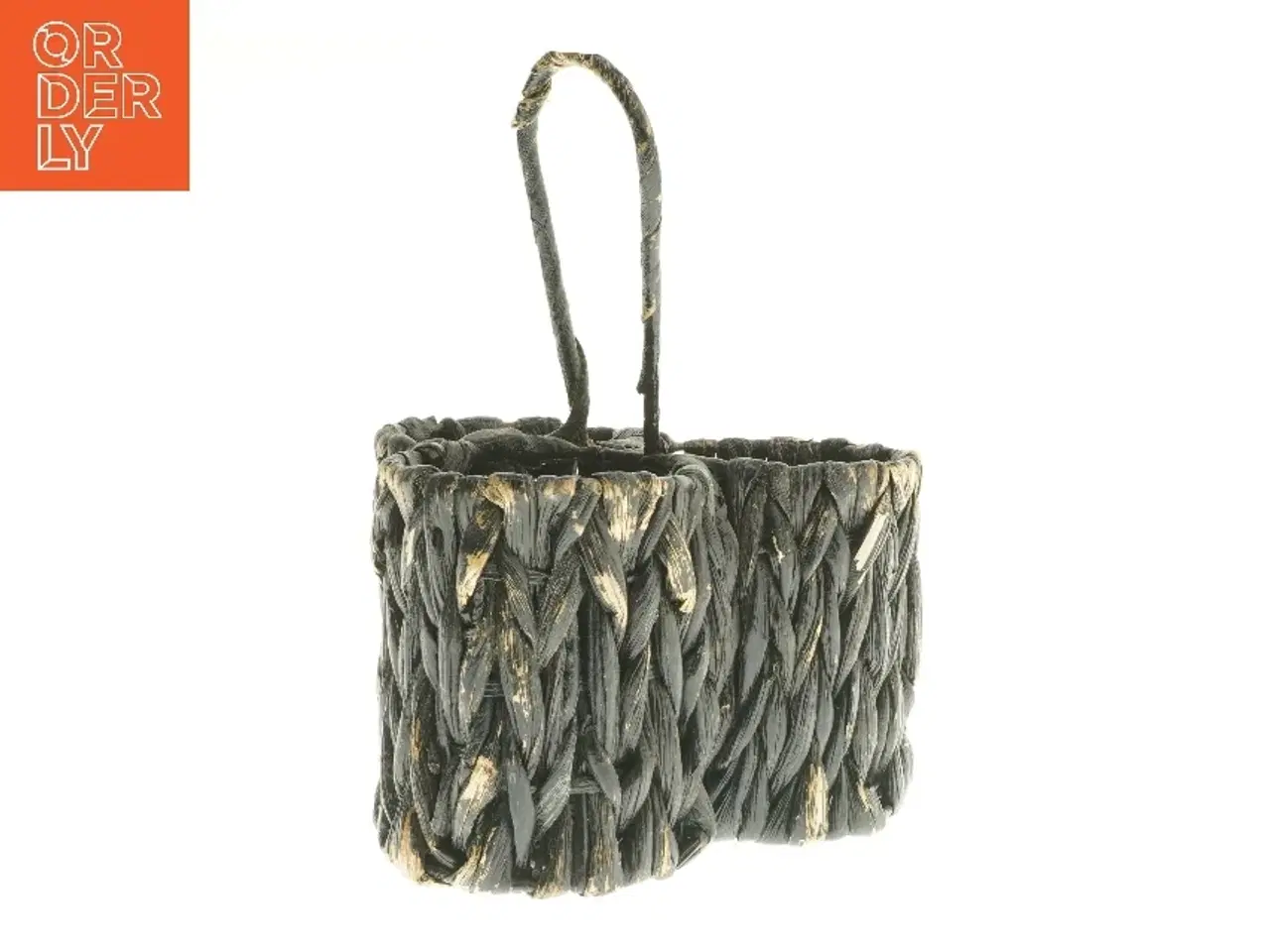 Billede 1 - Væghængt fletkurv (str. 13x18x20 cm)