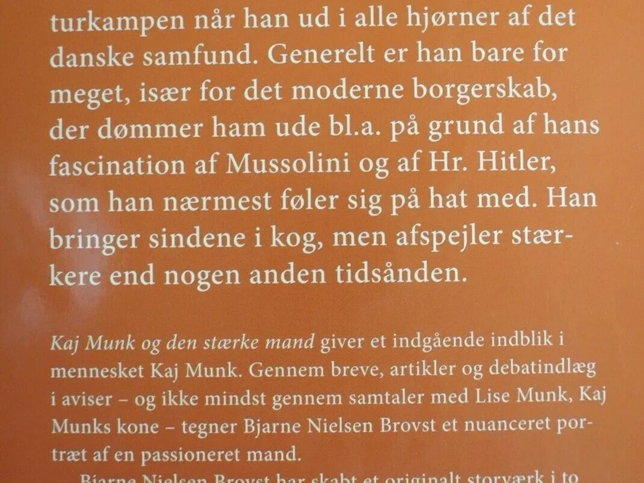 Billede 2 - kaj munk og den stærke mand, af bjarne nielsen bro