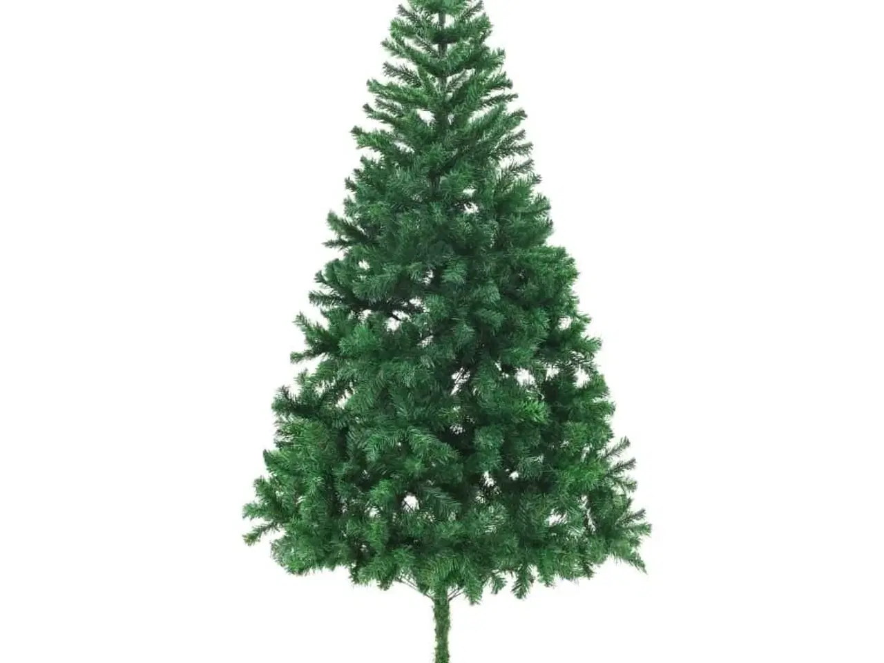 Billede 1 - Kunstigt juletræ med stålfod 210 cm 910 grene