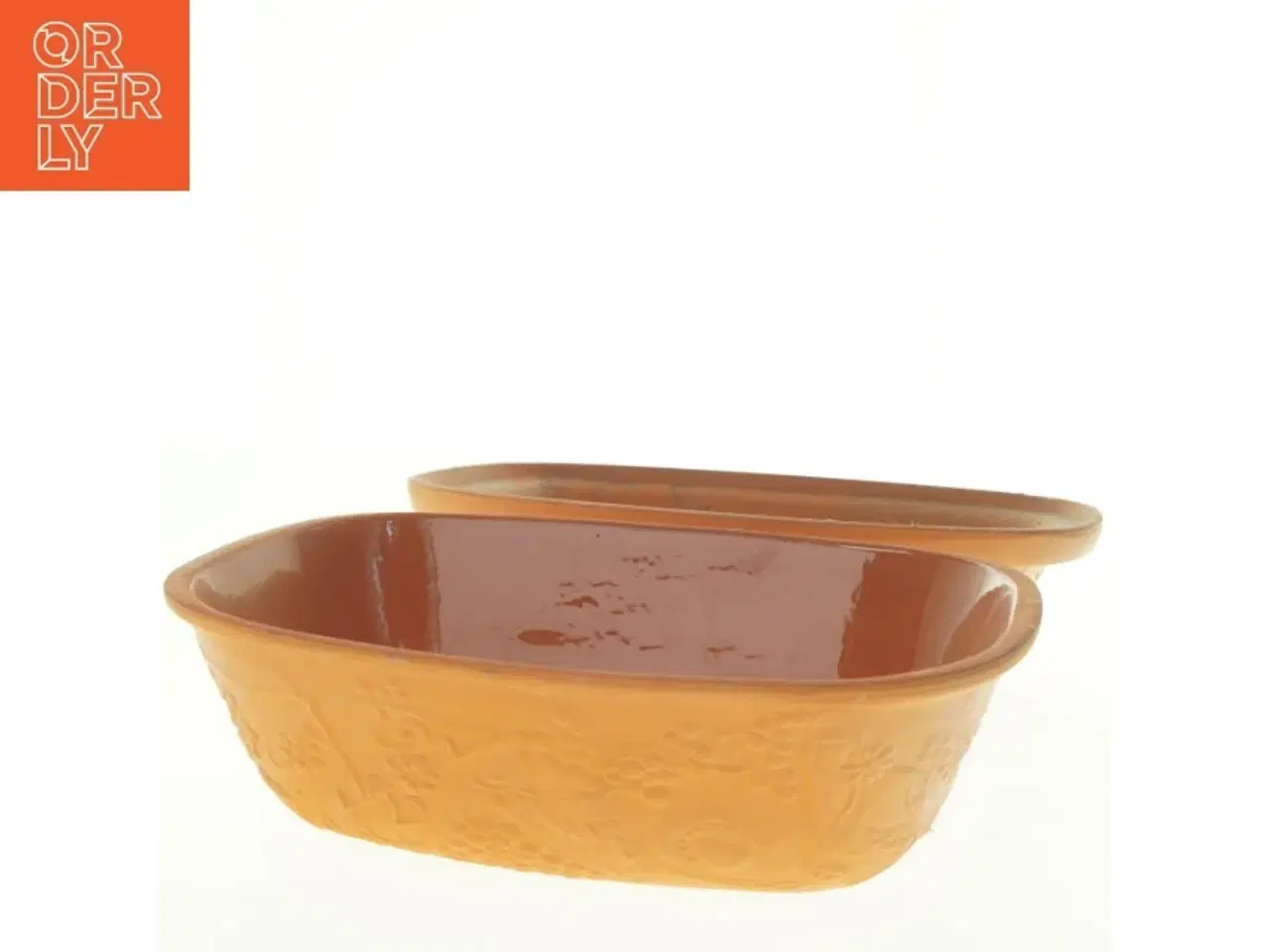 Billede 4 - Lerfad/stegeso (str. 35 x 22 x 17 cm)