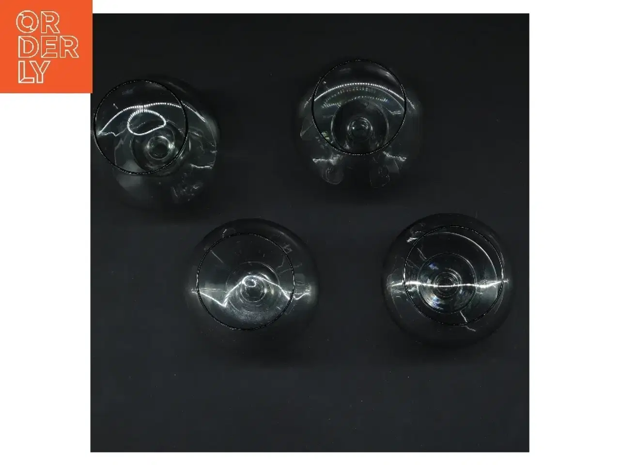 Billede 3 - 4 stk. Holmegaard Atlantic cognacglasstr. (4 stk Ø 5 cm længde 11,5 cm)