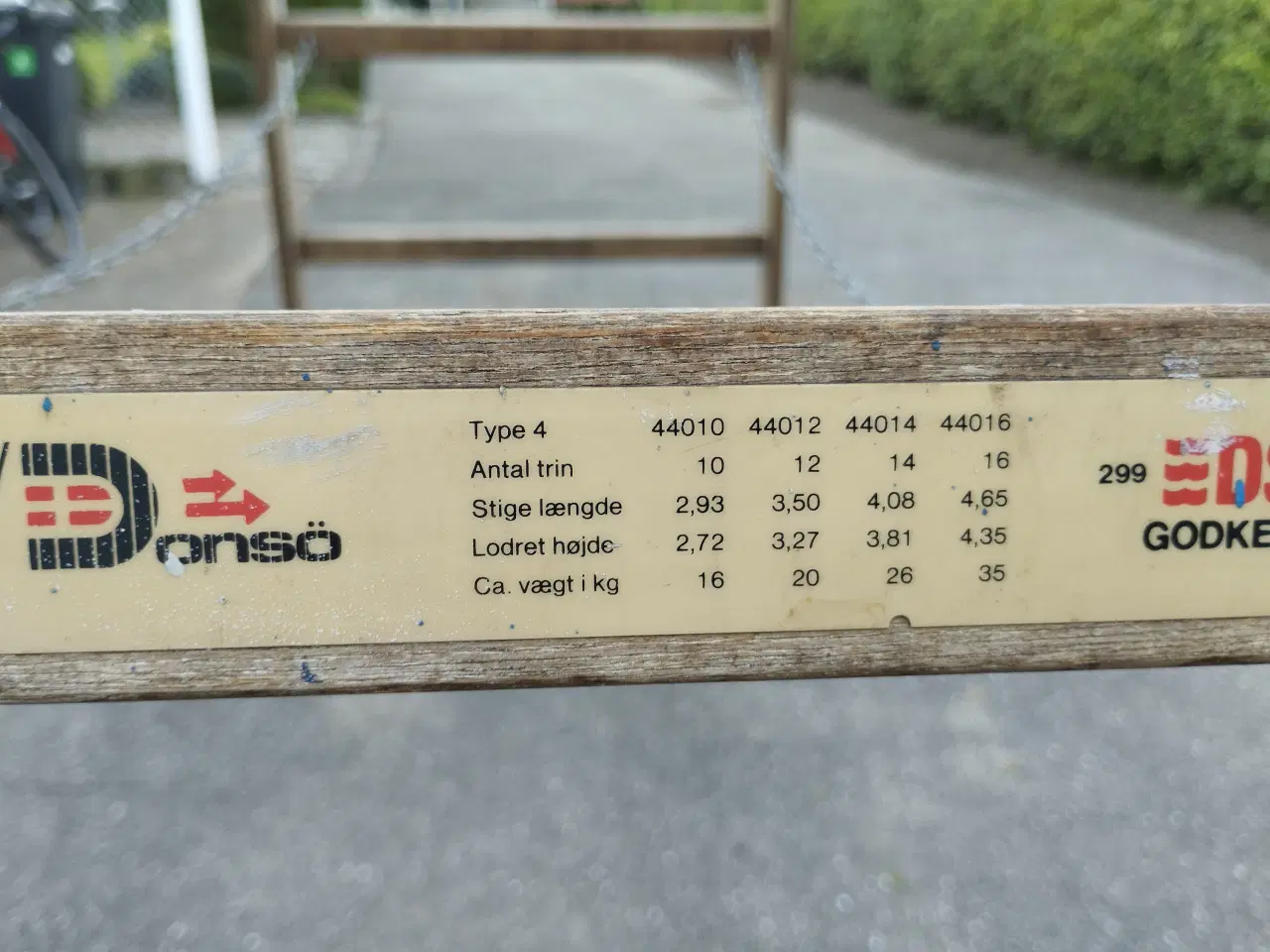 Billede 3 - Wienerstige 12x2 trin,  forskellige mål i billeder