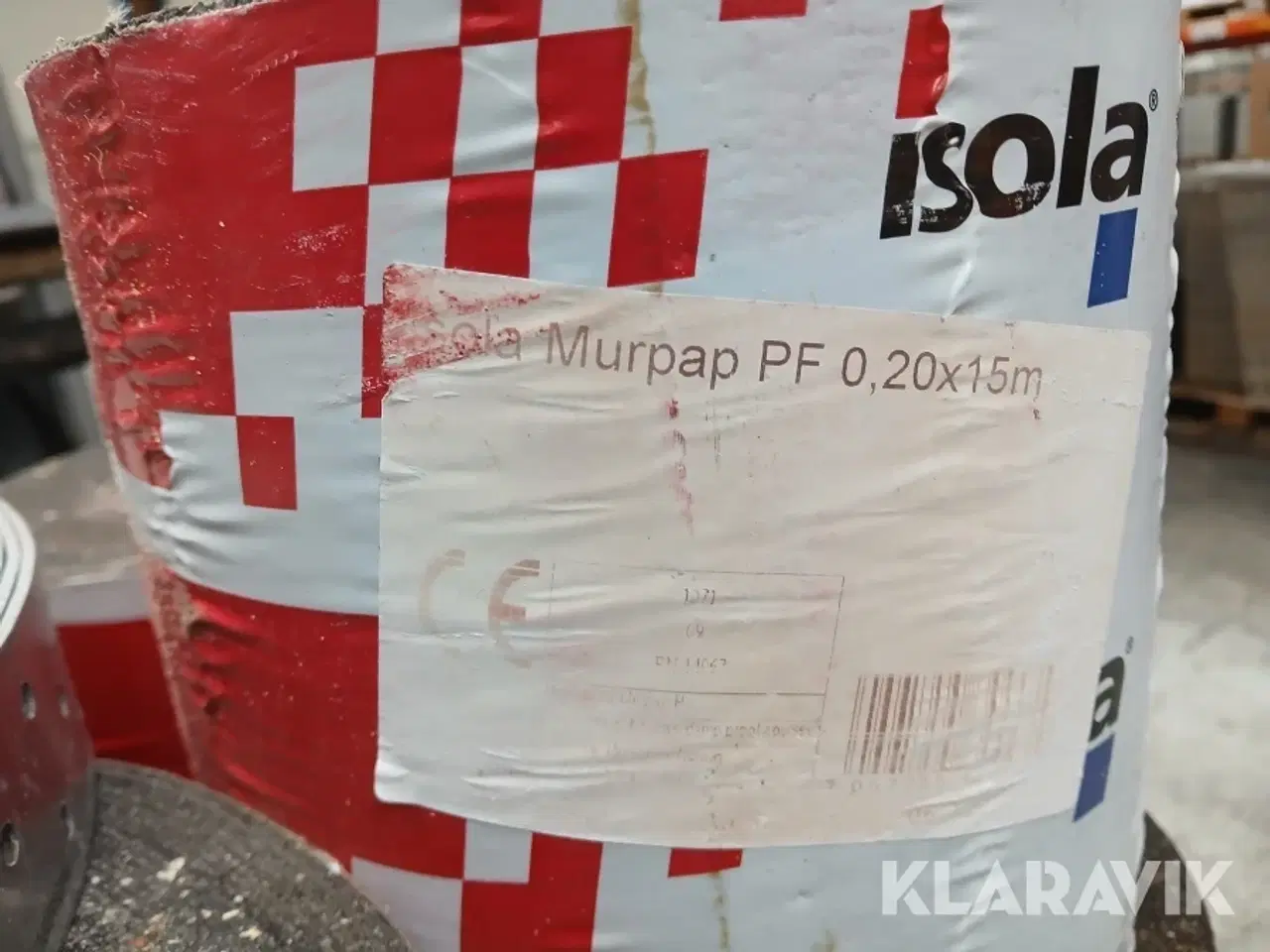 Billede 3 - Murpap Isola + vindtrækbånd 1 lot