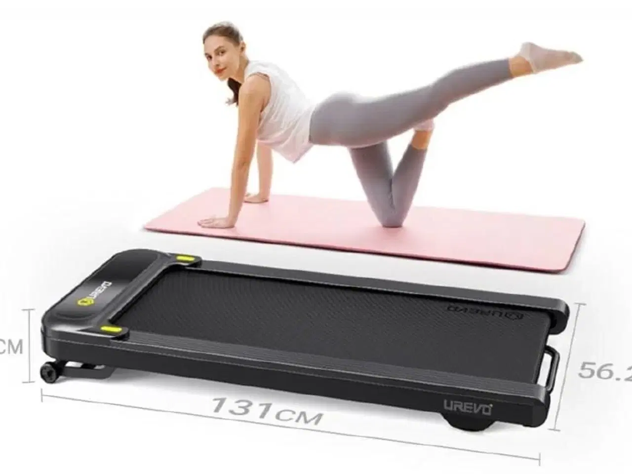Billede 7 - Løbebånd UREVO Spacewalk 3S – kompakt gåbånd med Bluetooth