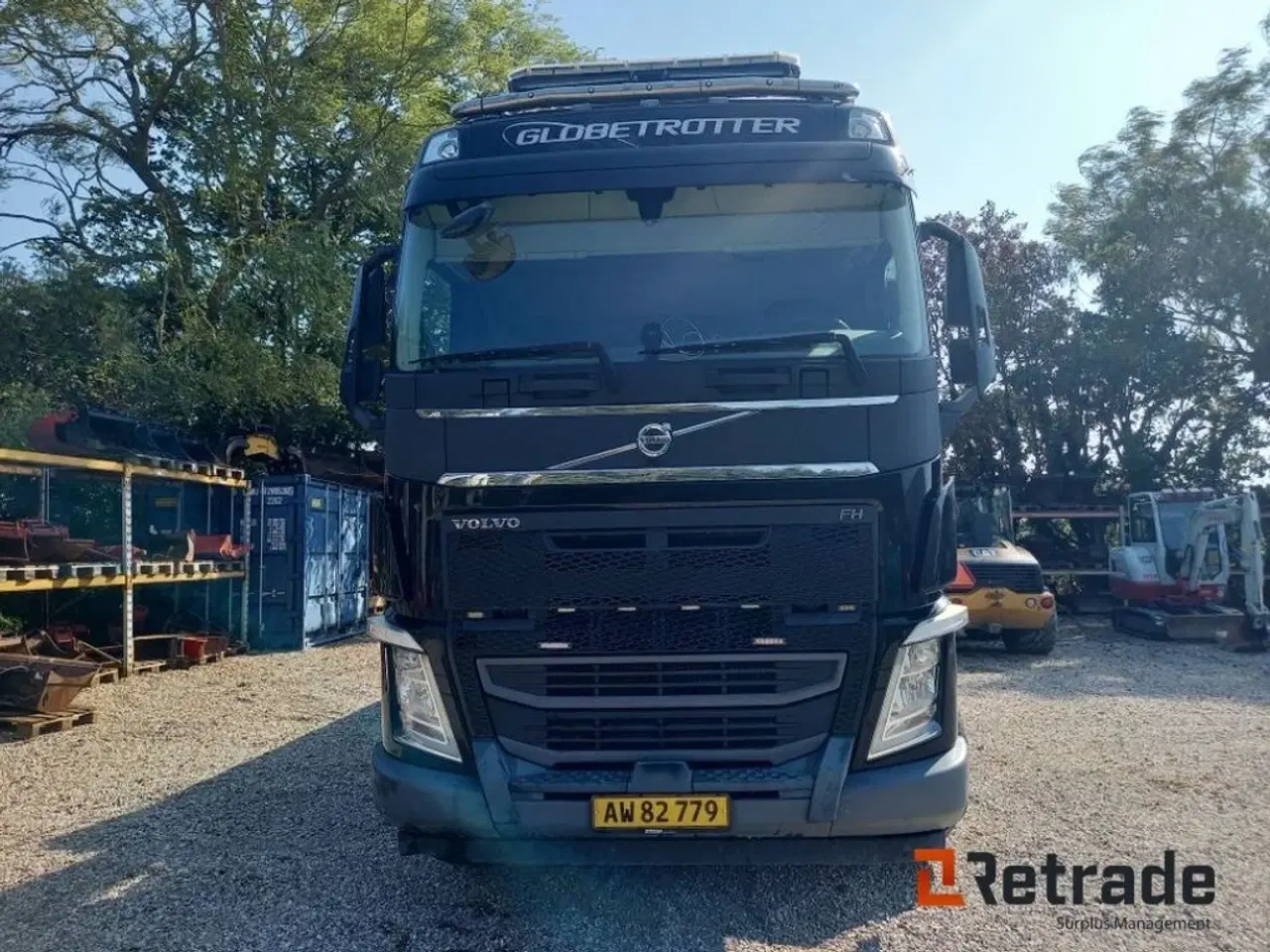 Billede 3 - Volvo FH 500 8x4 Globetrotter med Hiab Hipro 302E-6 kran og NOPA 3 akslet kærre