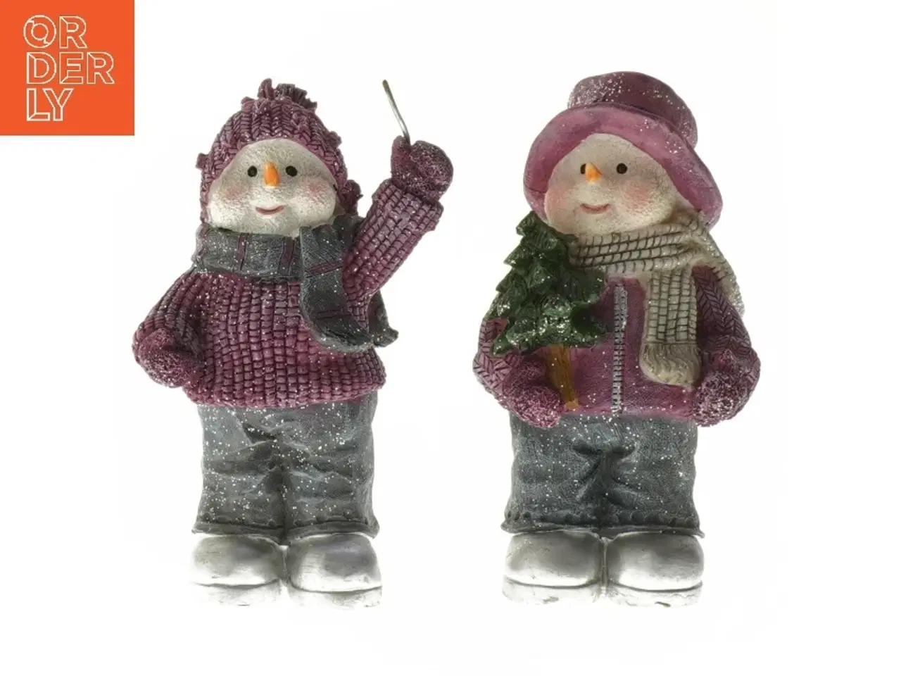 Billede 1 - Dekorative snedækkede figurer (str. 14 cm)