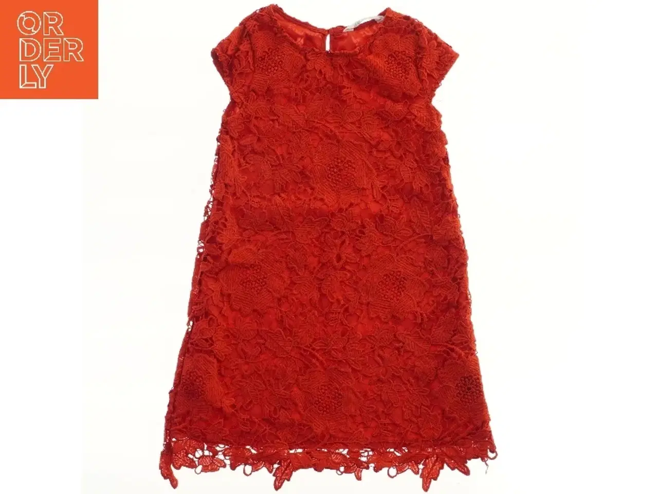 Billede 1 - Rød Blondekjole fra H&M (str. 128)