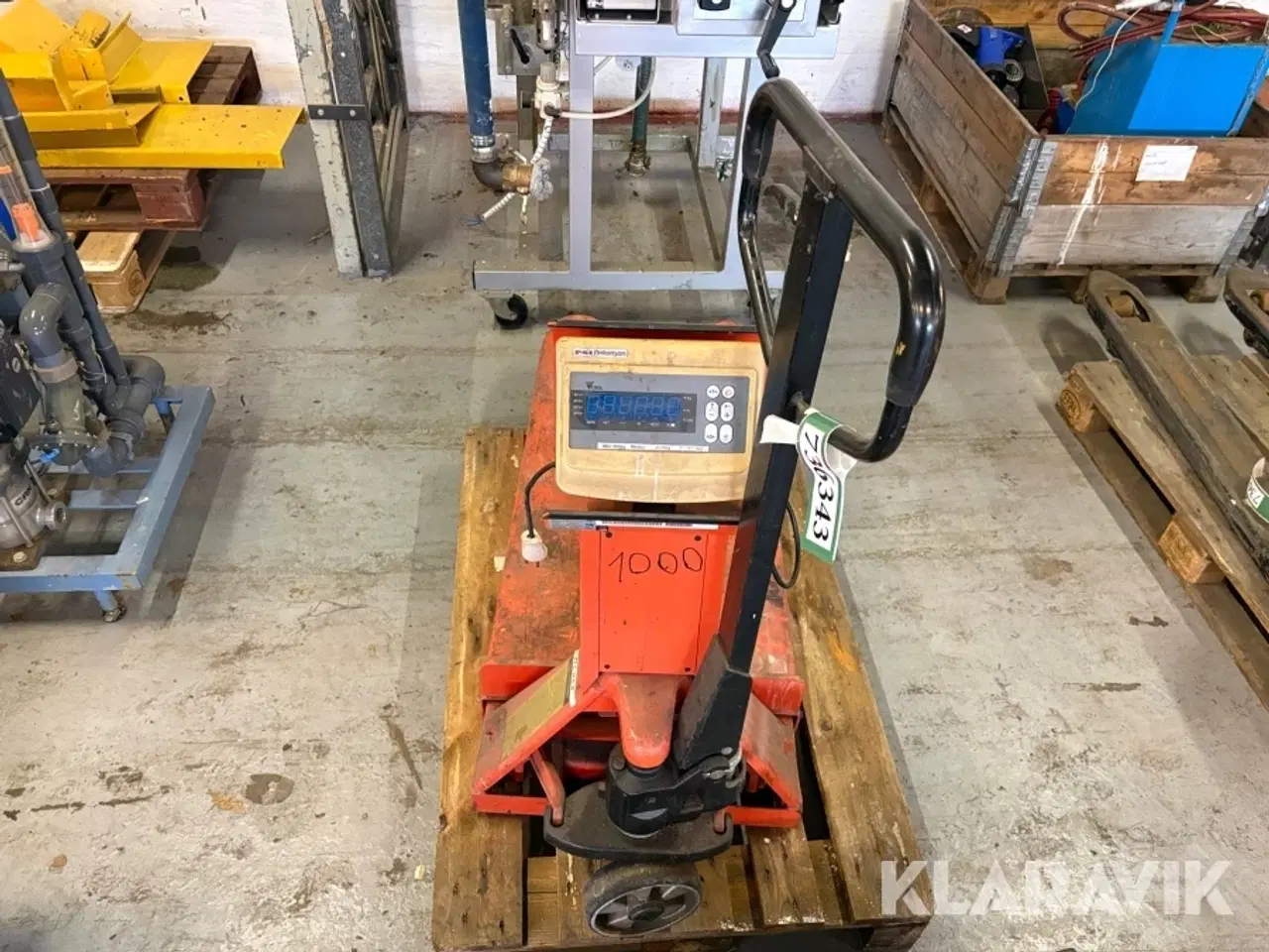 Billede 4 - Palleløfter GS ISO9001 - med vægt