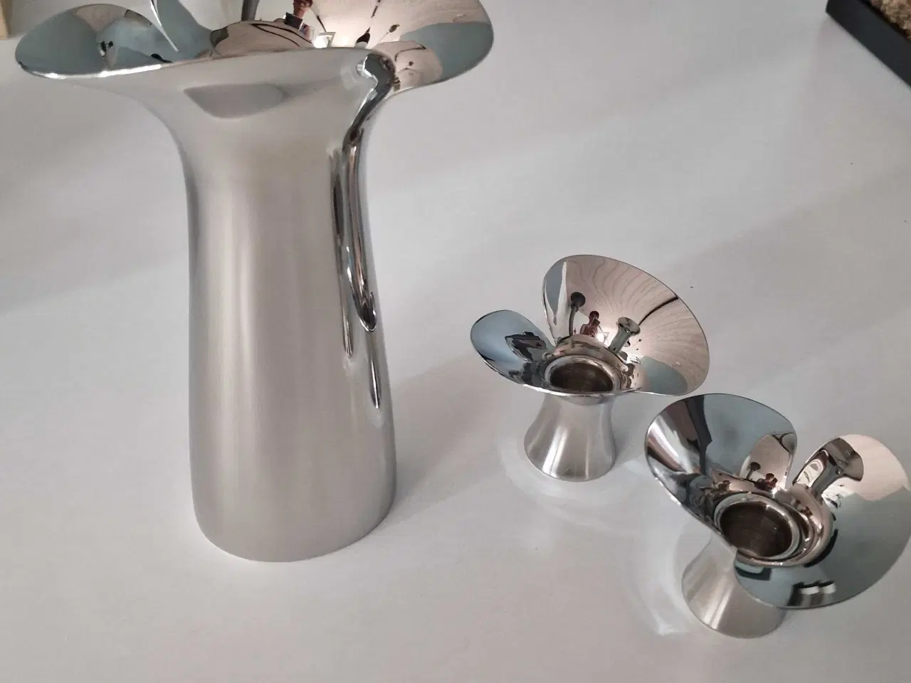 Billede 1 - Georg Jensen vase og stager