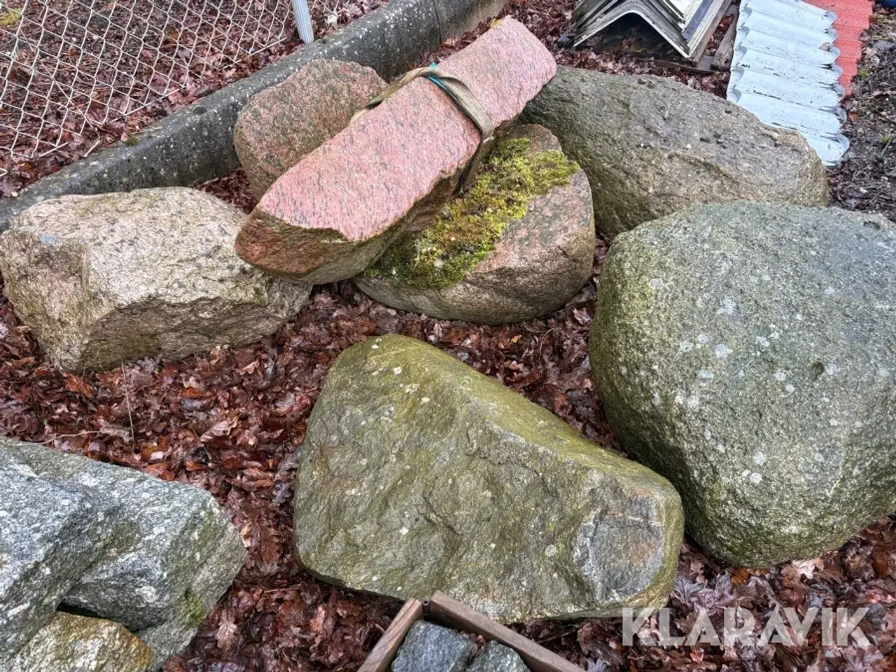 Billede 2 - Granitsten - blandet lot