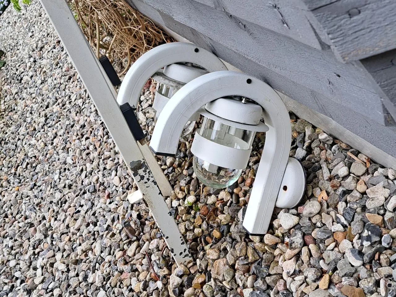 Billede 1 - Hvide udendørs lamper