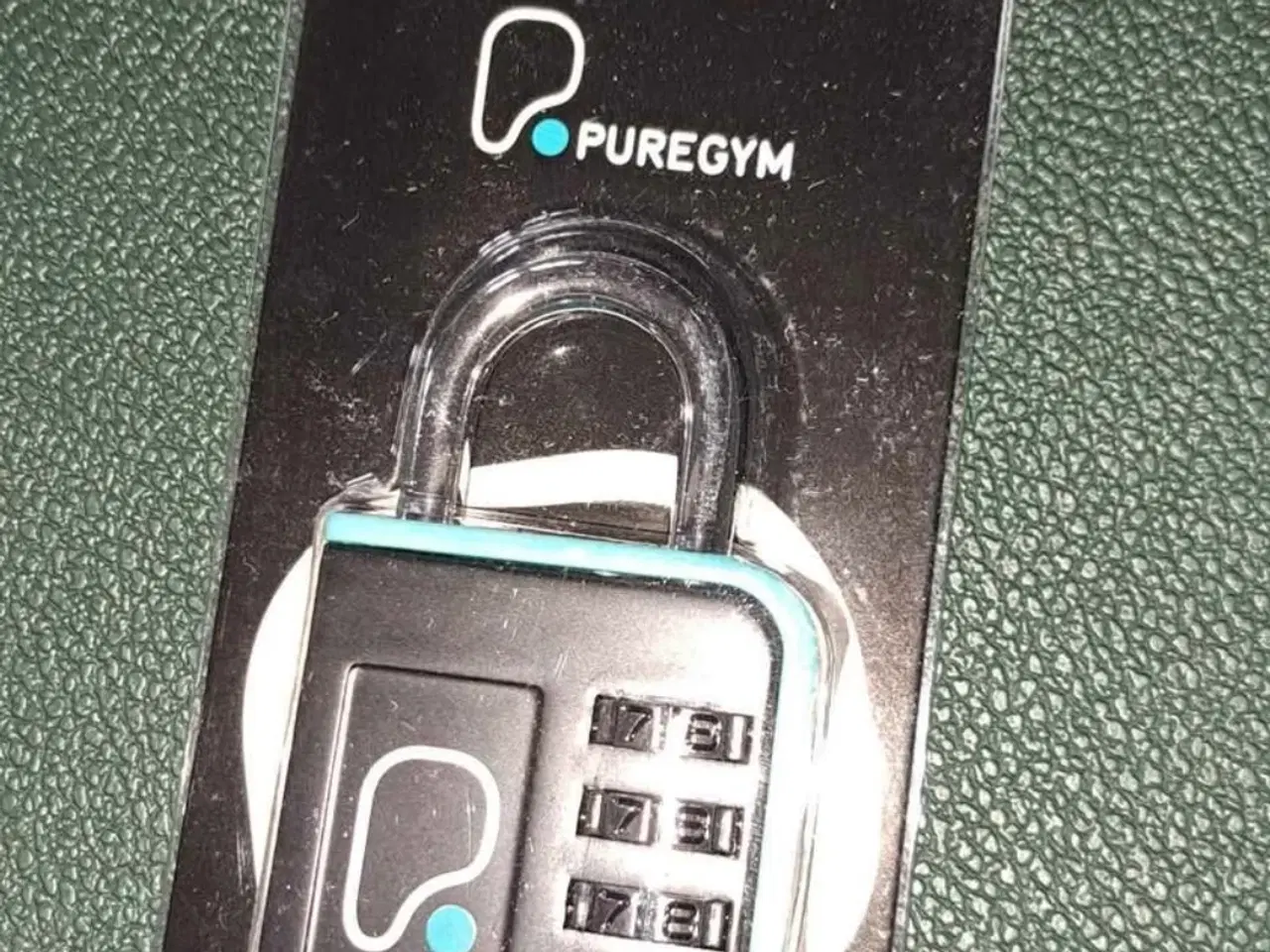 Billede 1 - Hængelås Puregym Grøn / kode