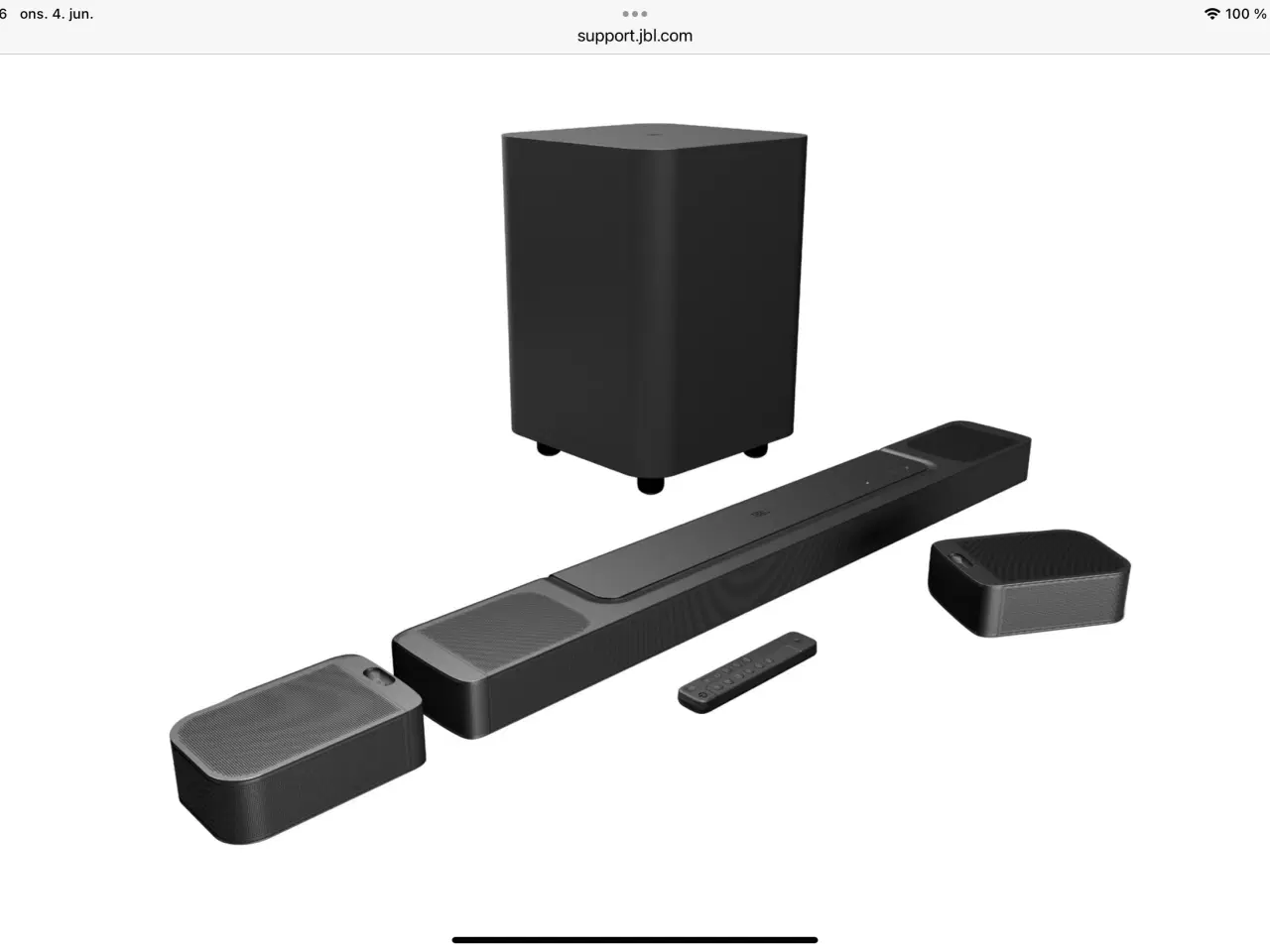 Billede 1 - JBL BAR 1000 PRO 7, 1, 4 SOUNDBA i perfekt stand