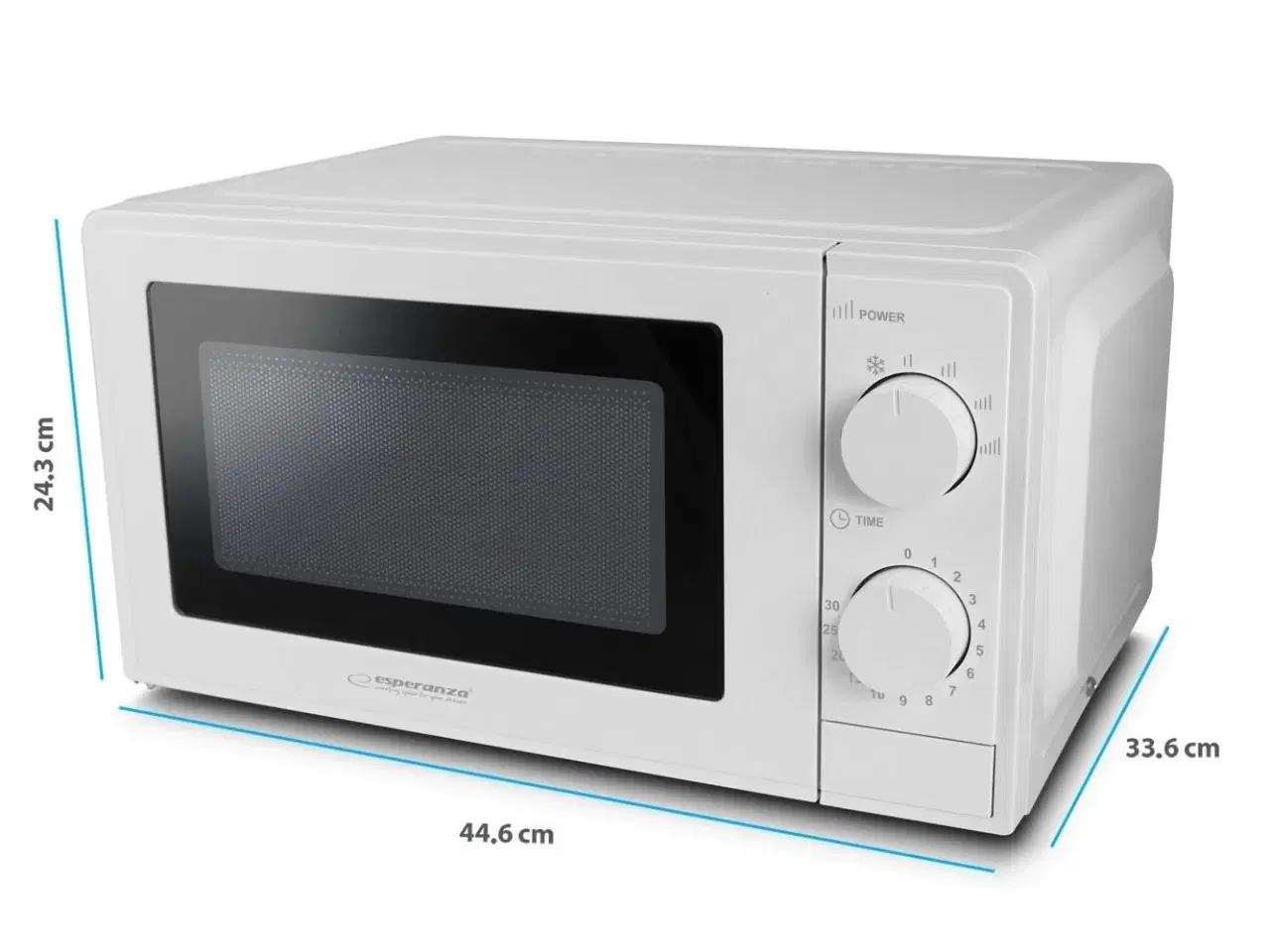 Billede 6 - Mikrobølgeovn bordmodel 20 l 700 W – Esperanza ESTOFADO, hvid