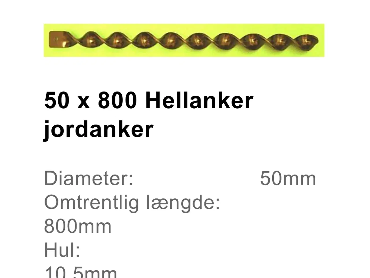 Billede 1 - Jordanker fra indusfix