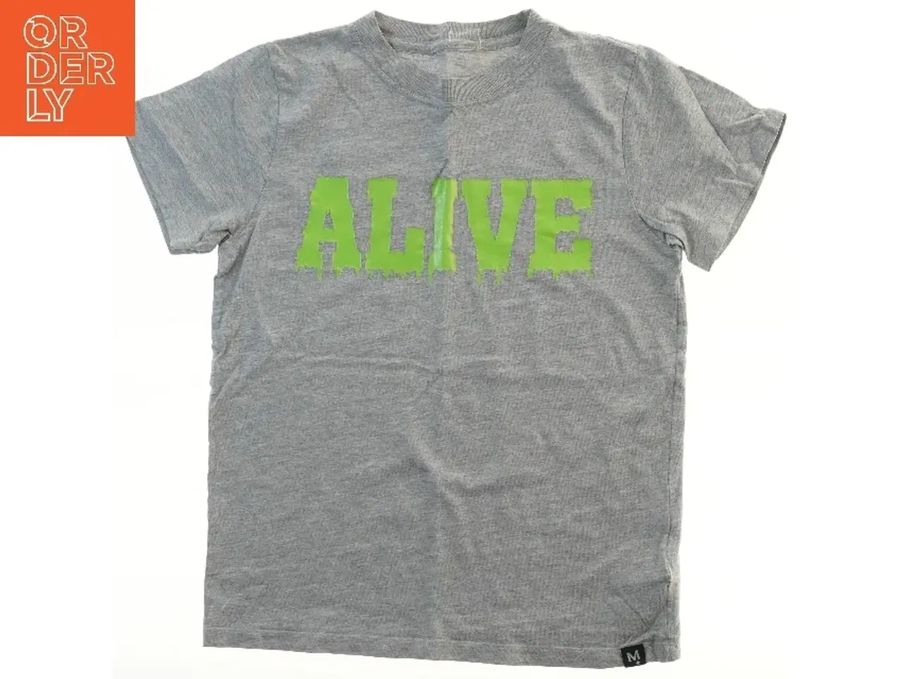 Billede 1 - Grå T-shirt med tekst fra Molo (str. 152)