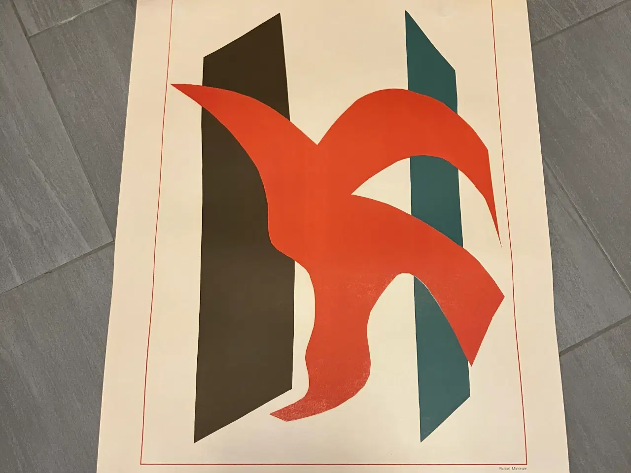 Billede 1 - Kunstplakat Richard Mortensen