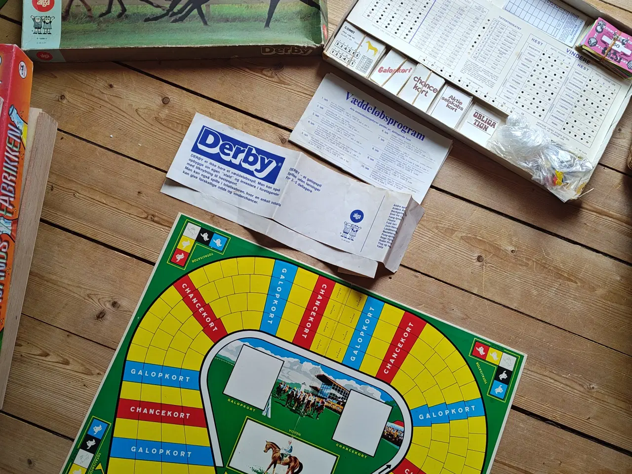 Billede 1 - Gammelt Retro Derby Brætspil
