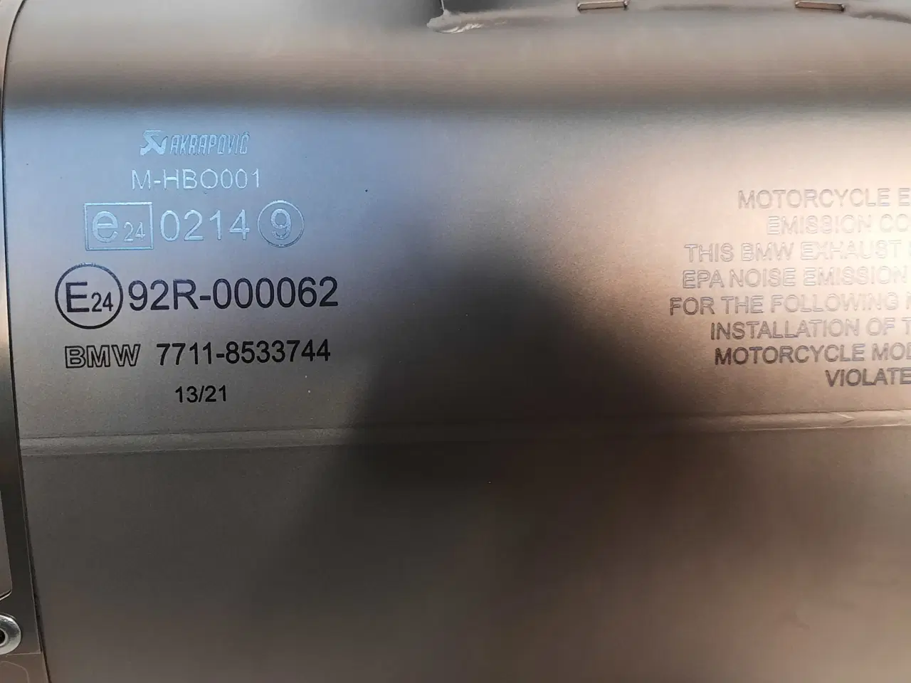 Billede 3 - BMW Akrapovic udstødning R1200GS/GSA 