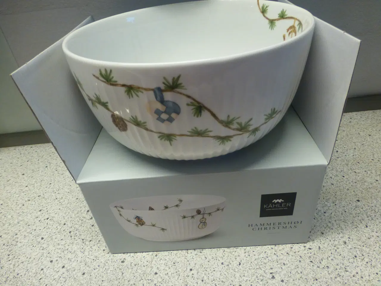 Billede 1 - Kahler Juleskål  Ø 21 Cm Ubrugt