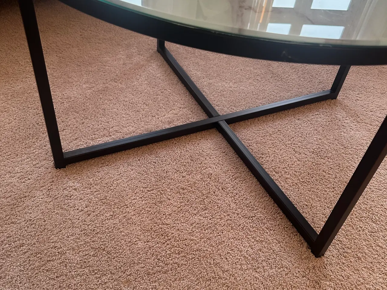 Billede 2 - Sofabord med glasplade 