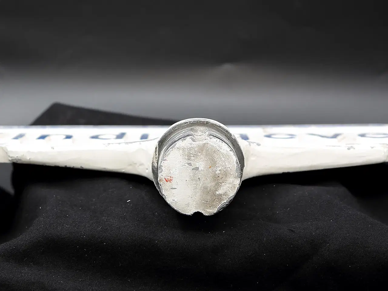 Billede 8 - Vintage dansk vejskilt “Vindingevej” i aluminium