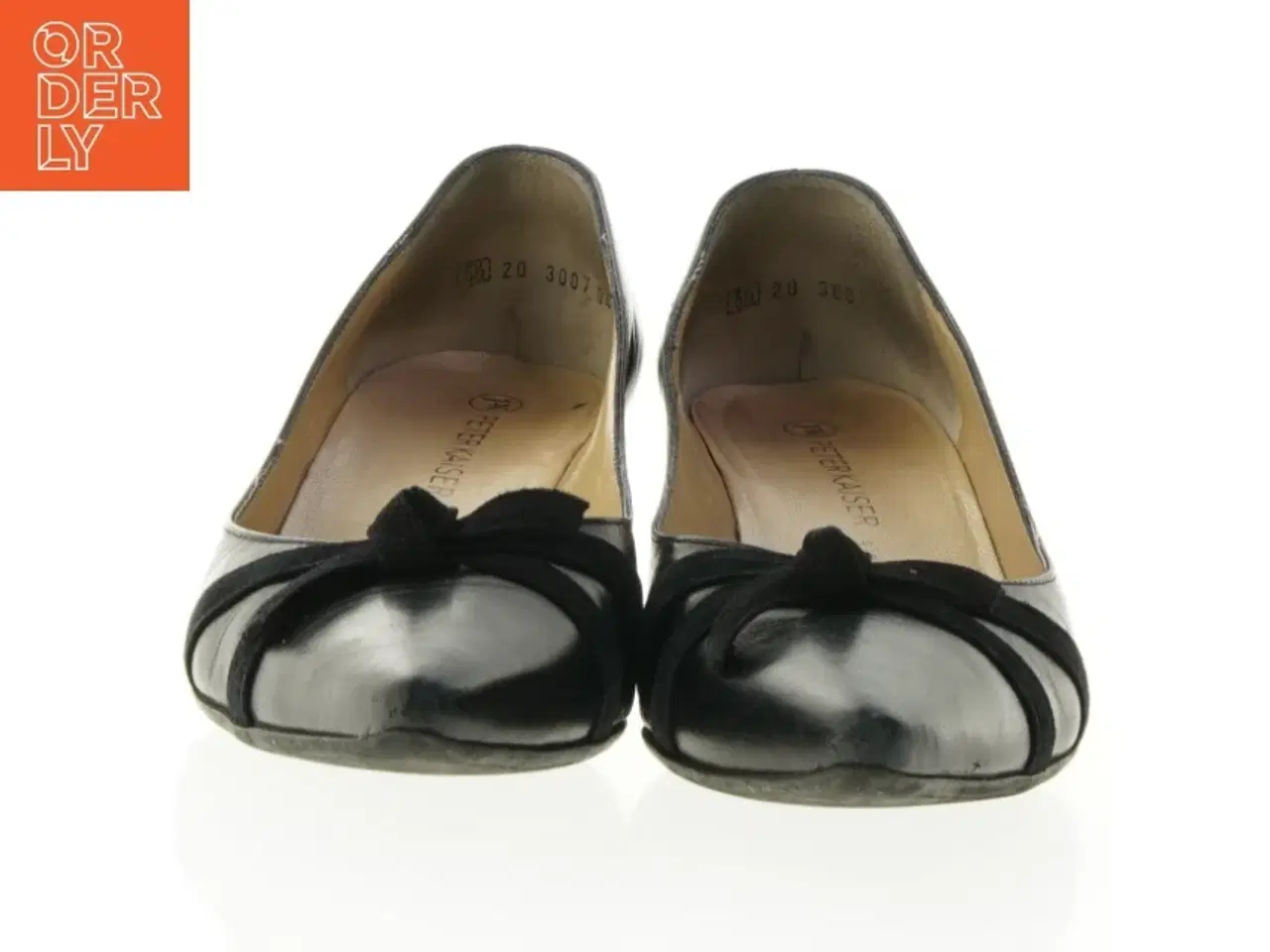 Billede 2 - Sorte læderpumps fra Peter Kaiser (str. 5,5)