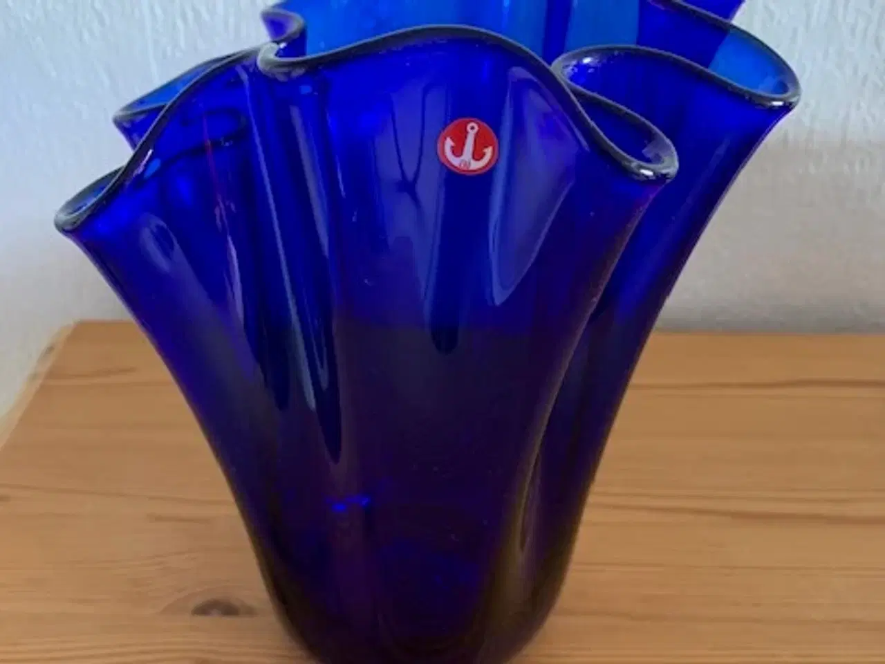 Billede 1 - Vase Anker Iversen AI blå / turlipan vase - som ny