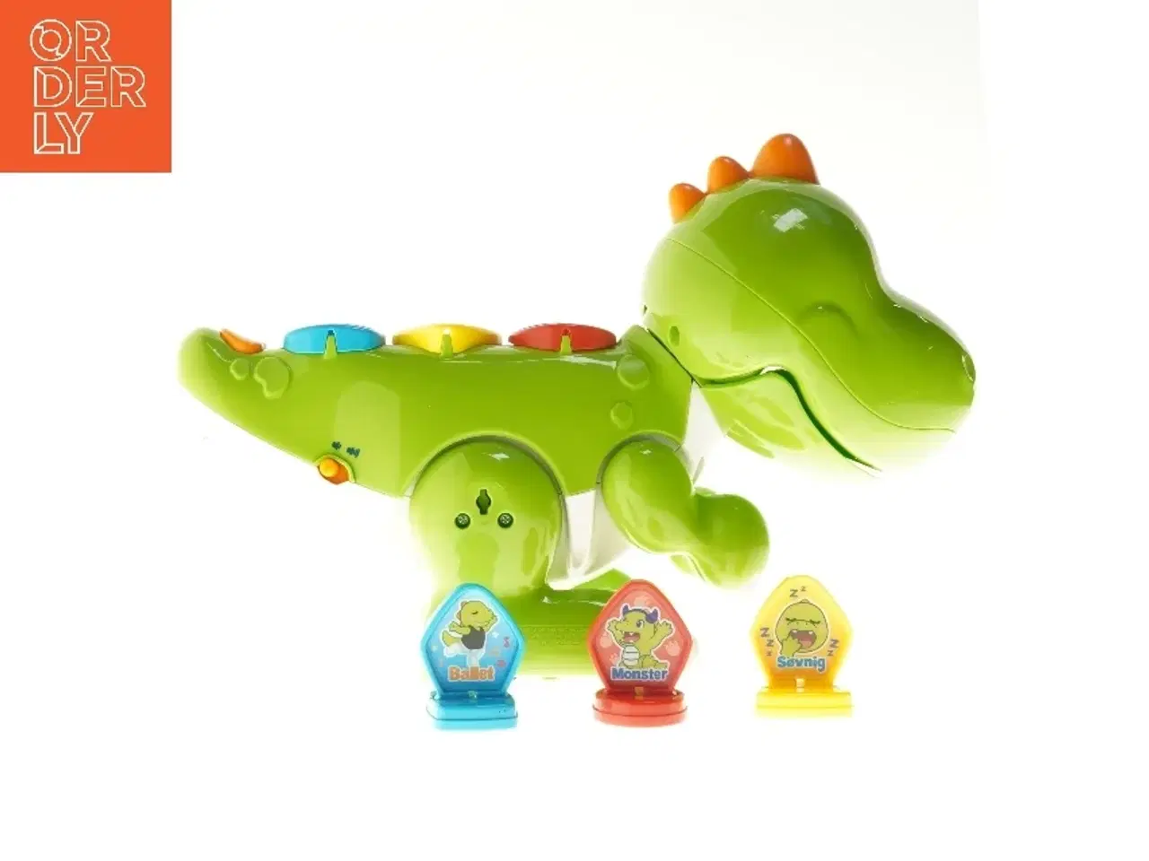 Billede 1 - Legetøjsdinosaur med lydfunktioner (str. 37 cm)