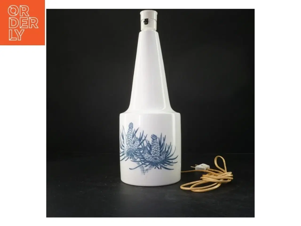 Billede 1 - Royal Copenhagen kogle STOR bordlampe (str. 52x13 cm) fra Royal Copenhagen