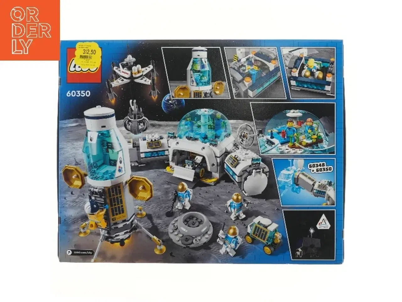 Billede 2 - LEGO City rumstation sæt fra Lego (str. 48x37,5 cm)