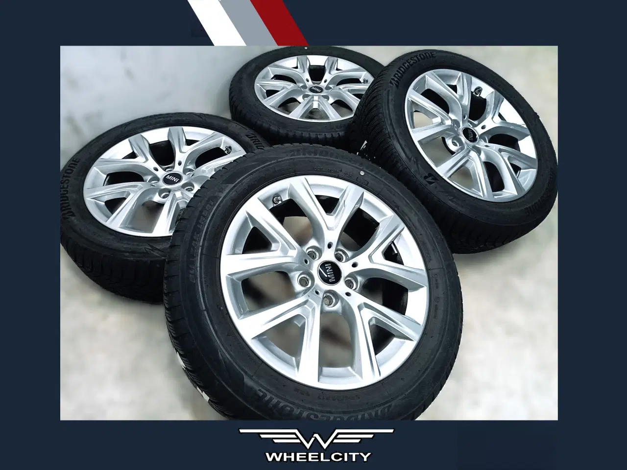 Billede 1 - 5x112 17" ET39 nav 66,6ø MINI/BMW vintersæt inkl.T